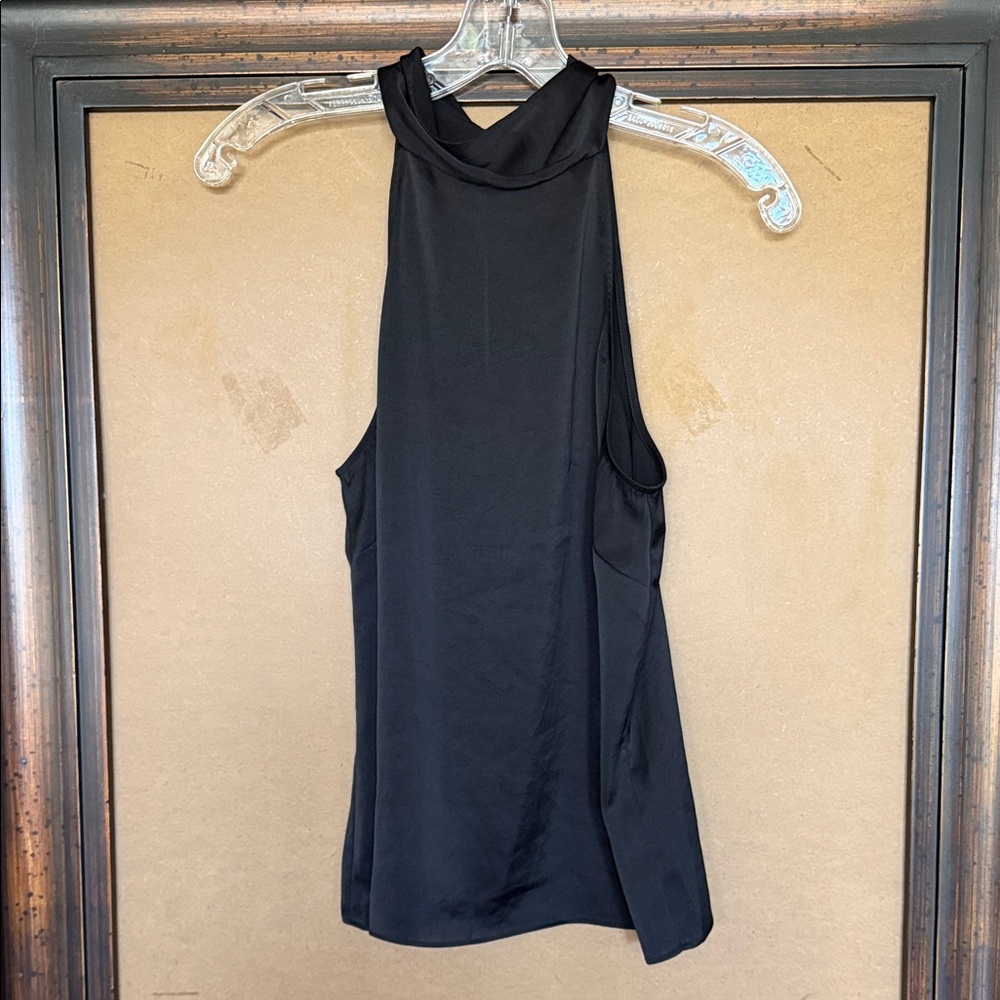 Wilfred Black High-Neck Tank Top